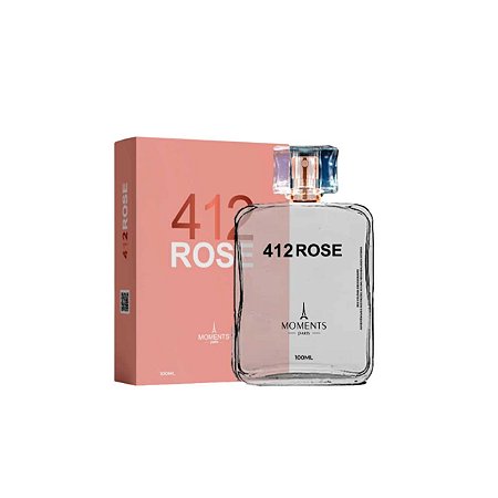 Moments Paris Perfume Feminino 412 Rose