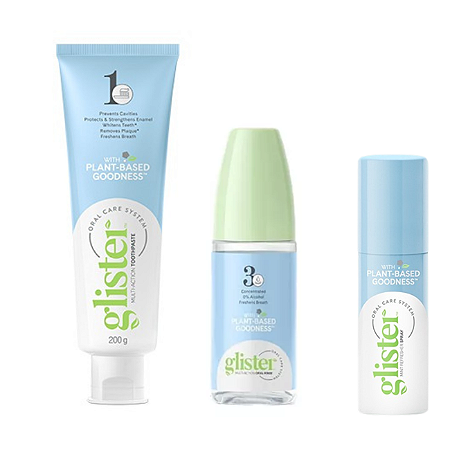 Creme Dental 200g + Enxaguante Bucal + Spray Refrescante