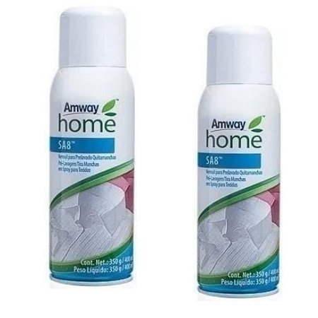 Kit c/2 Spray Tira Manchas Sa8 Concentrado Limpa Pre Lavagem
