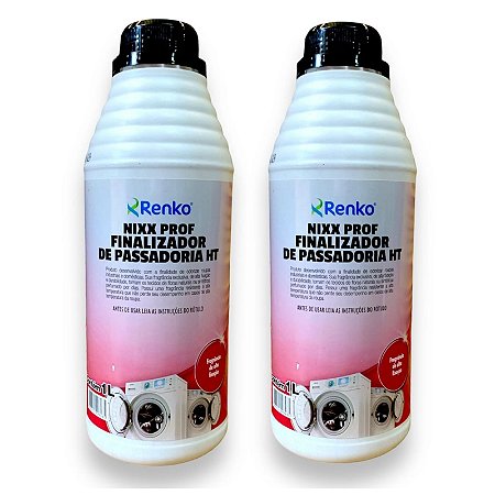 Kit 2 Nixx Finalizador De Passadoria Ht 1l Para Tecido Renko