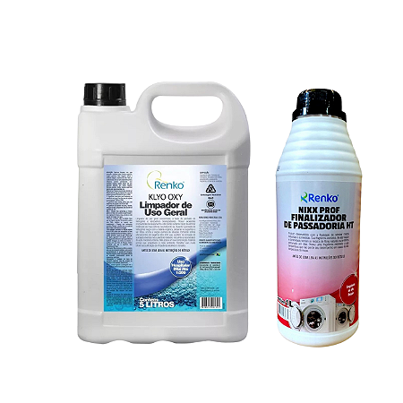 Finalizador Nixx Prof Ht 1l + 01 Klyo Oxy 5l Renko