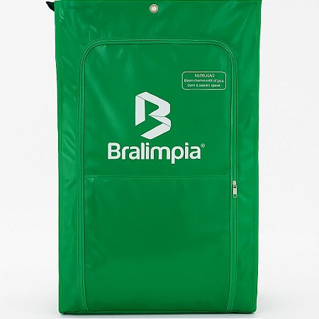 Saco Coletor De Resíduos P/ Carrinho Limpeza Verde - Bralimpia