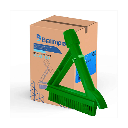 Escova de Rejunte Verde - Bralimpia c/4 unidades