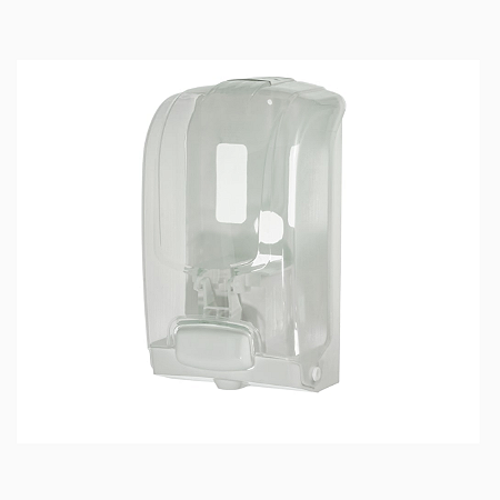 Dispenser Sabonete Líquido 1,5L Transparente c/ Branco Profissional Com Chave