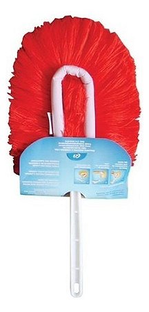 Espanador Microfibra Eletrostático Vermelho - Bralimpia