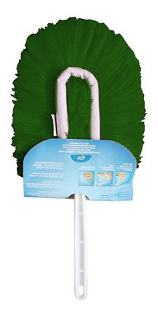 Espanador Microfibra Eletrostático Verde - Bralimpia