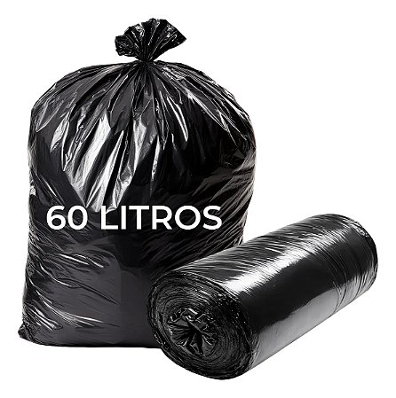 Saco Lixo 60l Reforçado P16 80un Uso Profissional