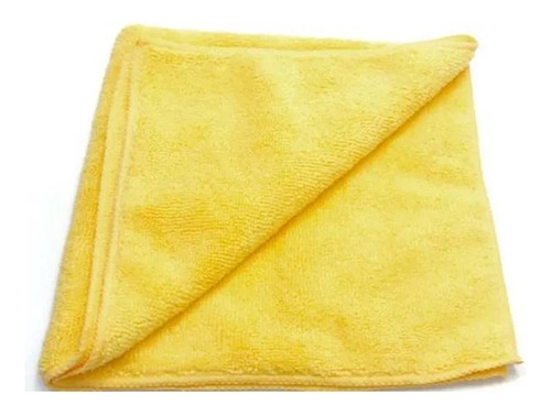 Pano Microfibra Amarelo 40x40cm Bralimpia Limpeza Profissional