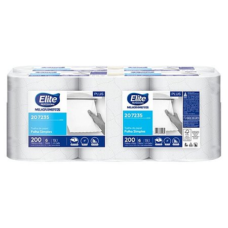 Elite - Toalha De Papel Rolo Fs Plus C/6