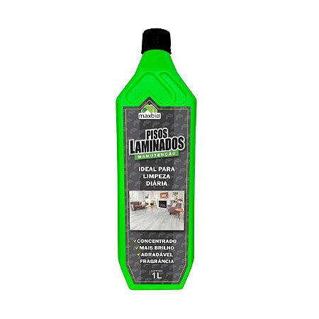 Limpa Pisos Laminados e Vinílicos 1L Maxbio pH Neutro