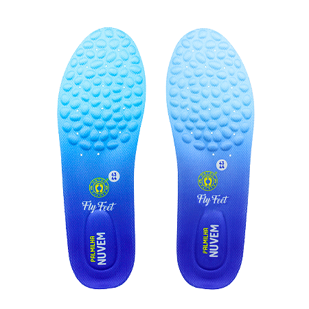 Palmilha Ortopédica Fly Feet Nuvem Absorção Impacto