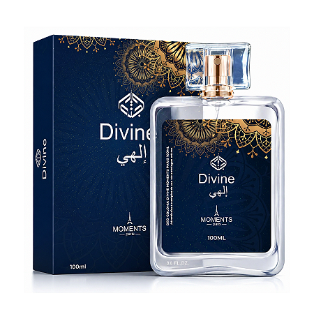 Perfume Árabe Compartilhável Divine 100ml Moments Paris