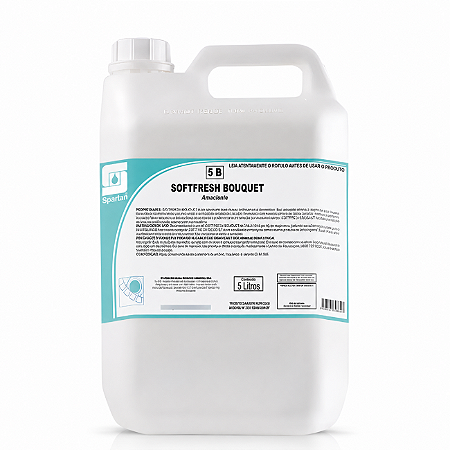 Amaciante Softfresh Bouquet 5 Litros Spartan Profissional