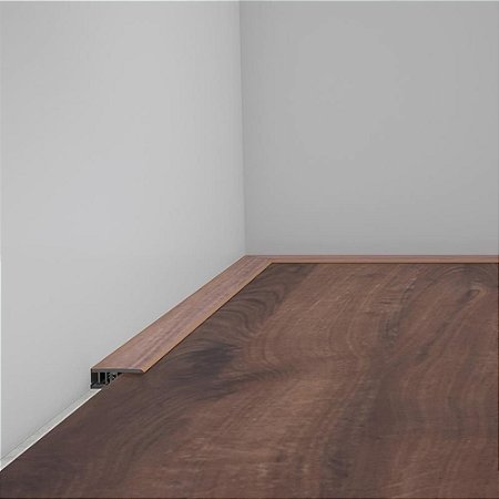 Perfil Piso/Parede Tecno Eucafloor 10 - Capuccino/noce 1,8m