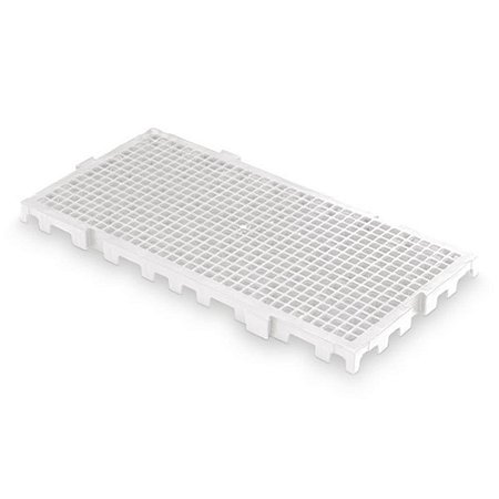 Estrado Leve de Plástico - Branco 25x50cm