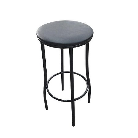 Banco de Metal Preto 70cm