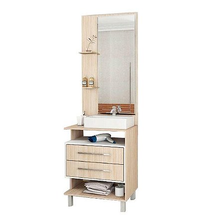Kit de Banheiro Dinamarca Carvalho 60cm Sander