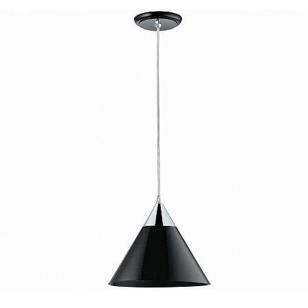 Pendente Dital Injet 310/1 Preto/Cromado