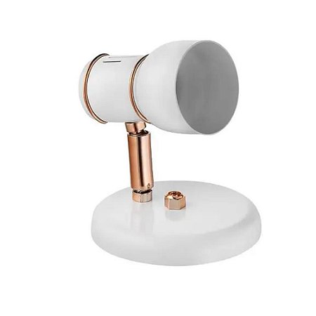 Spot Alumínio Dital 267/1 Branco/Bronze