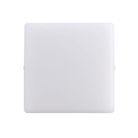 Painel Led Sobrepor Quadrado Frameless Taschibra - 36w Luz Quente