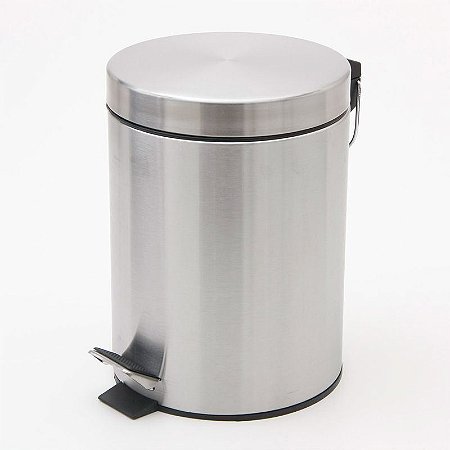 Lixeira Inox Redonda Fosca 20L