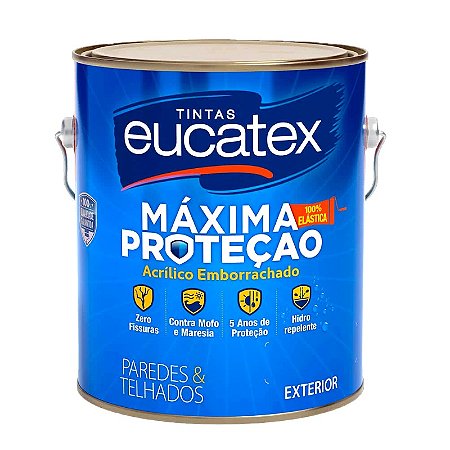 Tinta Acrílica Máxima Proteção Branco 3,6L Eucatex