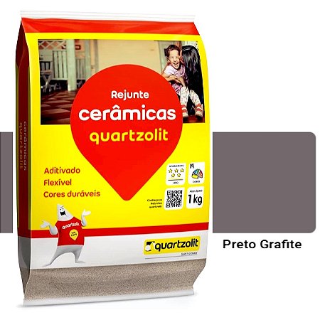 Rejunte Quartzolit Preto Grafite Kg
