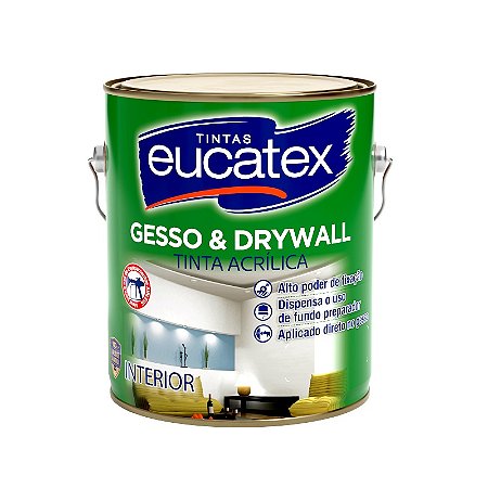 Fundo e Acabamento para Gesso 3,6L Eucatex