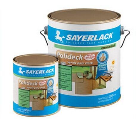 Verniz Polideck Semibrilho Natural 3,6L Sayerlack