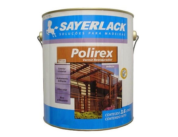 Verniz Polirex Imbuia 3,6L Sayerlack