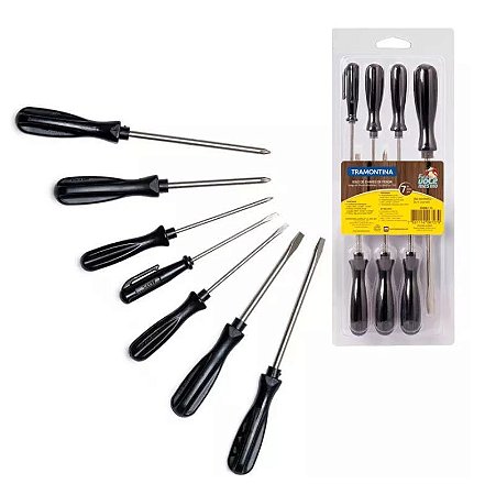 Kit Chaves Fenda 7 Peças Tramontina