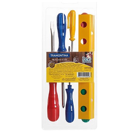 Kit Chaves de Fenda 6 Peças Tramontina