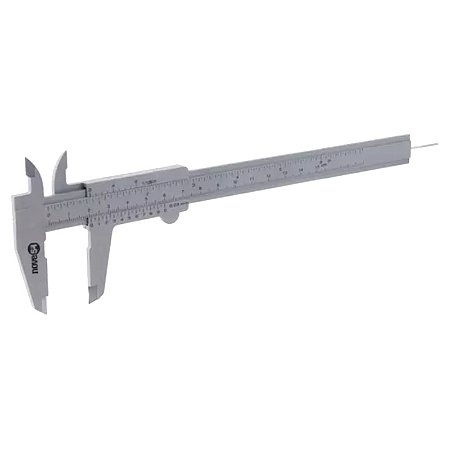 Paquímetro Plástico 150mm 6" Nove54