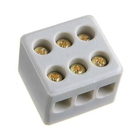 Conector de Porcelana para Chuveiro Tripolar