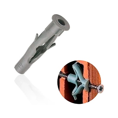 Bucha P/ Tijolo Furado 8mm