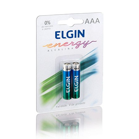 Pilha Aaa Alcalina C/2 Palito Elgin