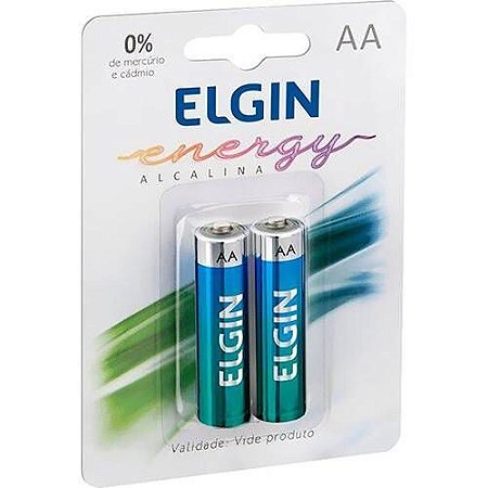 Pilha Aa Alcalina Pequena C/2 Elgin