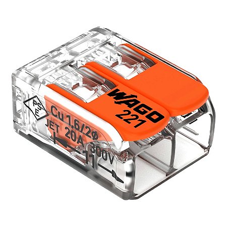 Conector de Juncao 6mm Compact Wago