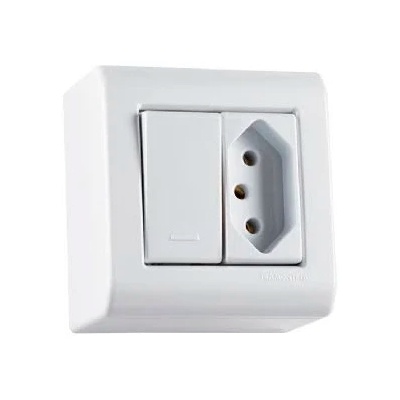 Interruptor Simples Tom20a Lizflex Tramontina