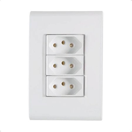 Tomada 4x2 Tripla Liz 57170/079 Tramontina