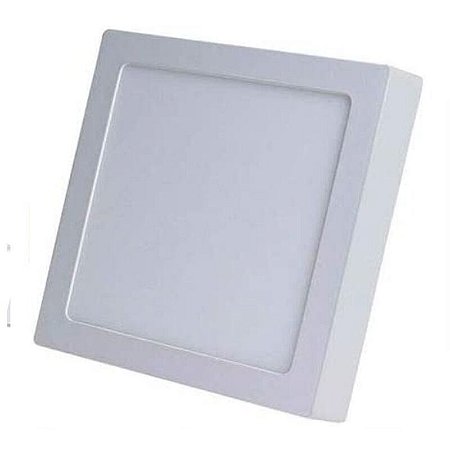 Painel Led de Sobrepor Quadrado 24w Quente Blumenau