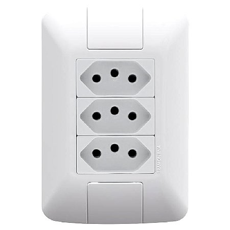 Tomada 4x2 Tripla 57241/079 Aria Bra Tramontina