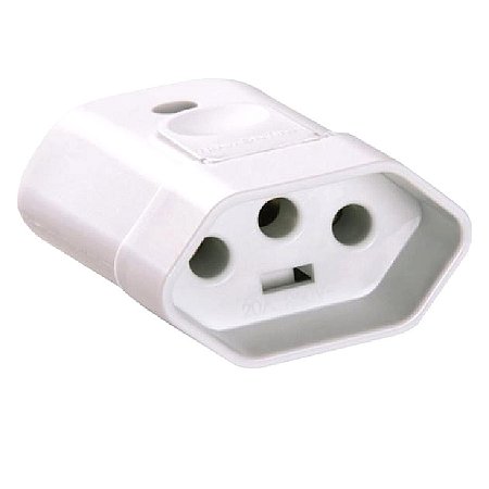 Pino Femea 57402/055 3p 20a Branco Tram