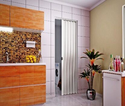 Porta PVC 90 x 210 cm Branca Plasbil