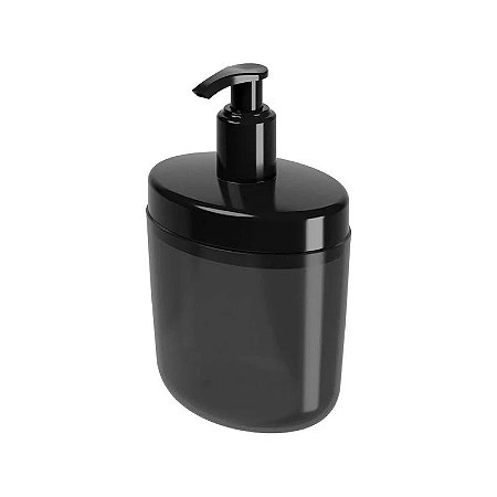 Porta Sabonete Líquido Fumê 450ml Bulky