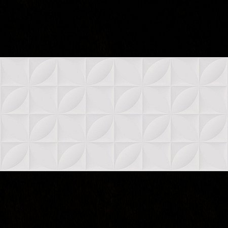 Lume Botanico Branco Relevo Ret 45x90 (b9)