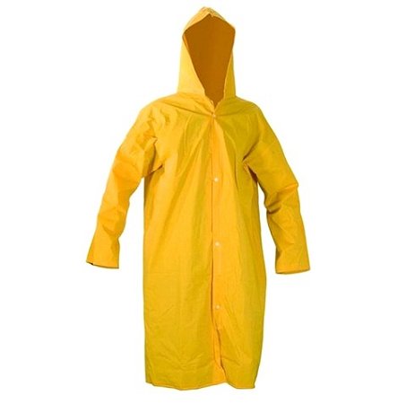 Capa de Chuva PVC Forrada Amarela Worker