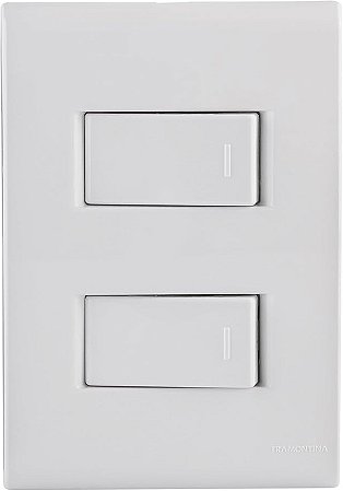 Interruptor 4x2 Duplo Paral Liz Tramontina