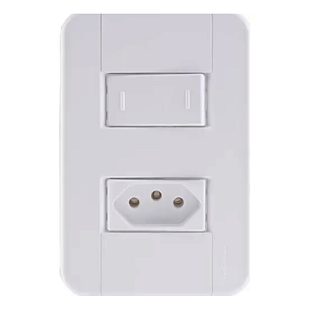 Interruptor Simples Tomada 4x2 20a Tablet Tramontina