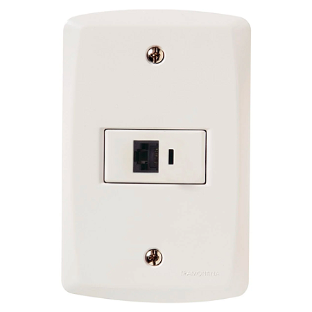 Tomada para telefone Lux2 Tramontina